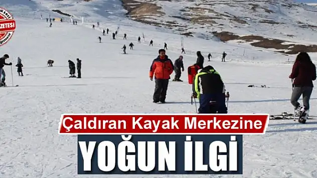 Çaldıran Kayak Merkezine yoğun ilgi 