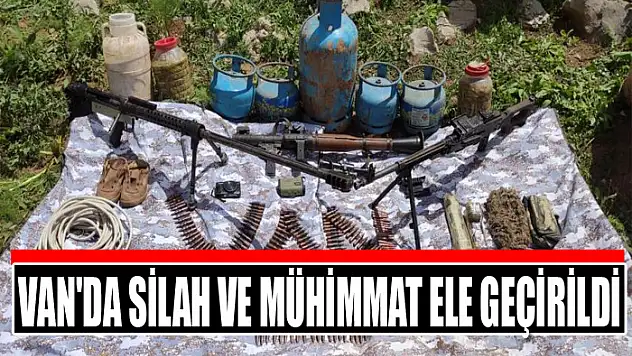 Van'da silah ve mühimmat ele geçirildi