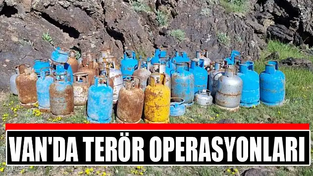 Van'da terör operasyonları