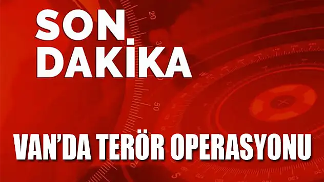 Van'da terör operasyonu