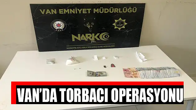 Van'da torbacı operasyonu