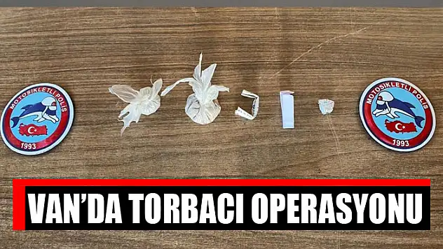 Van'da torbacı operasyonu