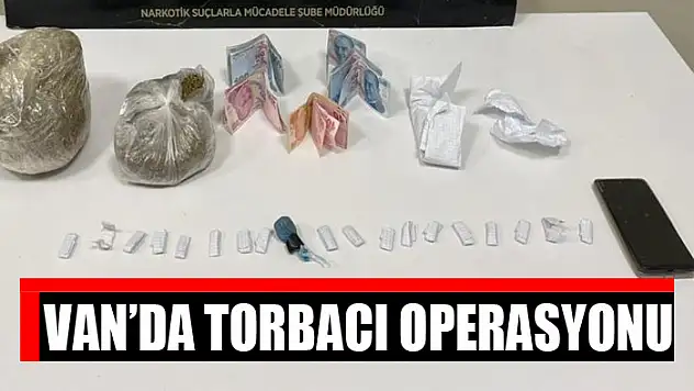 Van'da torbacı operasyonu
