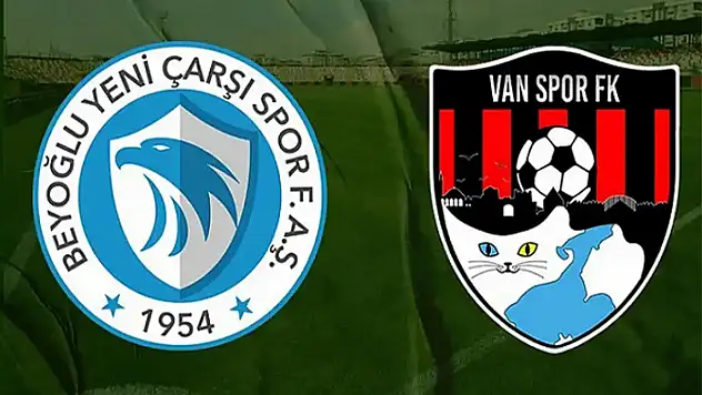 Vanspor, Beyoğlu Yeni Çarşıspor maçının ilk onbiri belli oldu