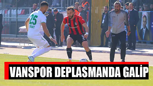 Vanspor deplasmanda galip