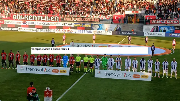 Vanspor, evinde 1 puana razı:1-1