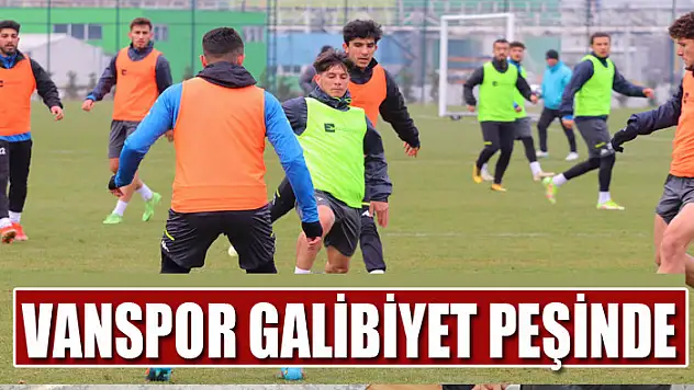 VANSPOR GALİBİYET PEŞİNDE