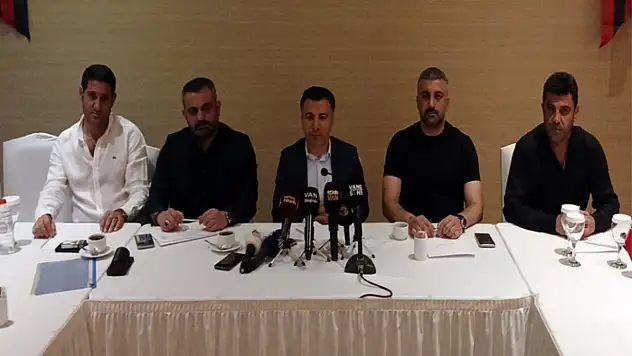 Vanspor Kulüp Başkanı Temel'den önemli açıklamalar