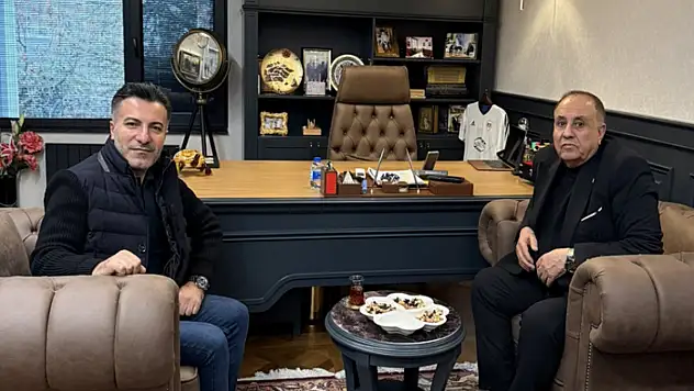 Vanspor Kulüp Başkanı Temel'den Kandaşoğlu'na ziyaret