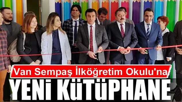 Van Sempaş İlköğretim Okulu'na kütüphane