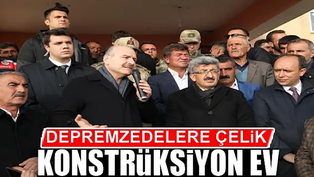 DEPREMZEDELERE ÇELİK KONSTRÜKSİYON EV