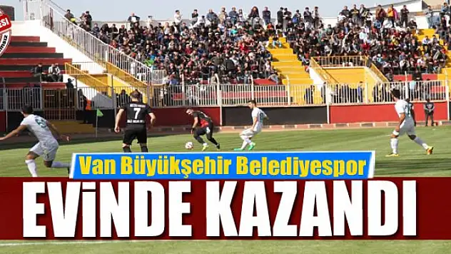 BÜYÜKŞEHİR EVİNDE KAZANDI