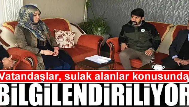 Vatandaşlar, sulak alanlar konusunda bilgilendiriliyor