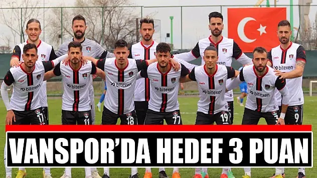 Vanspor'da hedef 3 puan