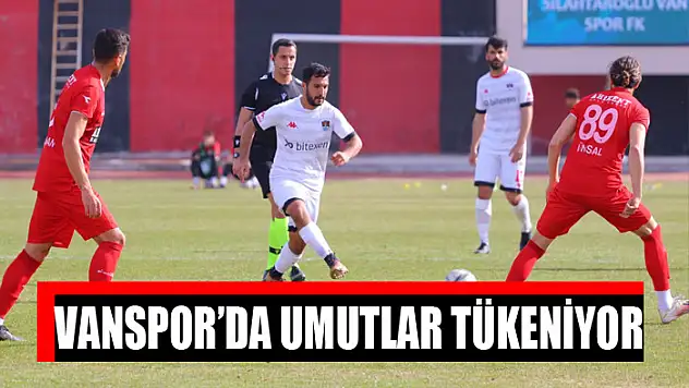 VANSPOR'DA UMUTLAR TÜKENİYOR