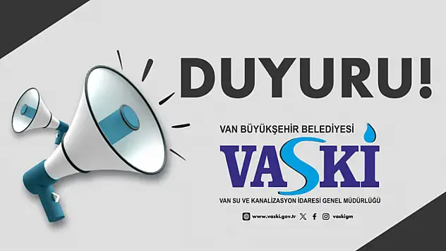 VASKİ'den zorunlu su kesintisi açıklaması