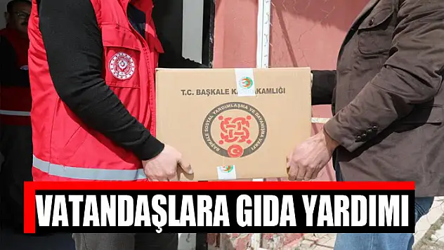 Vatandaşlara gıda yardımı