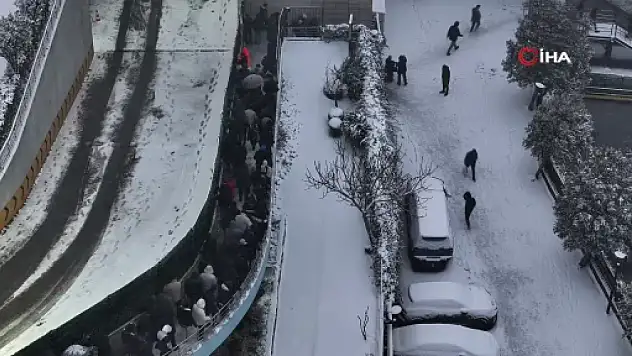 Vatandaşların kar ile İmtihanı!