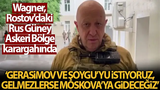 Wagner, Rostov'daki Rus Güney Askeri Bölge karargahında