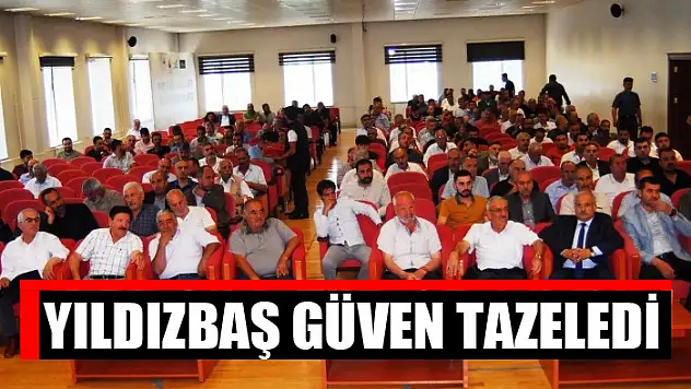 Yıldızbaş güven tazeledi