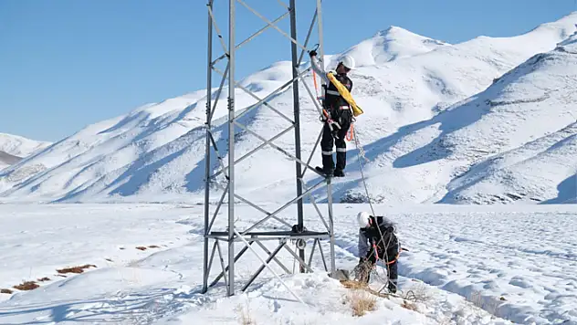 Yoğun kar yağışı nedeniyle vedaş teyakkuzda