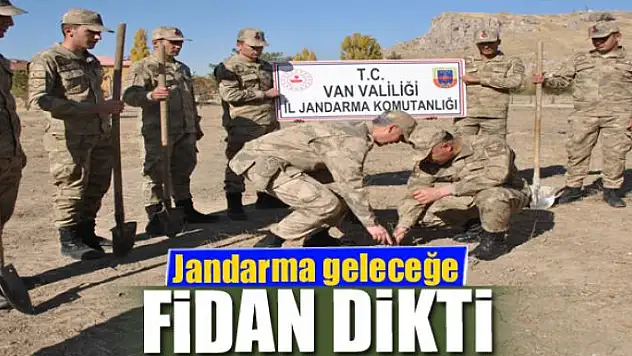 Jandarma geleceğe fidan dikti