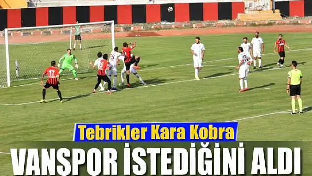 VANSPOR İSTEDİĞİNİ ALDI