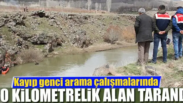Kayıp genci arama çalışmalarında 19 günde 30 kilometrelik alan tarandı
