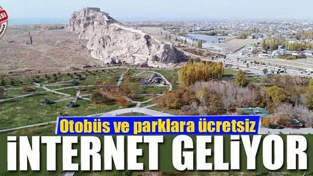 Otobüs ve parklara ücretsiz internet geliyor