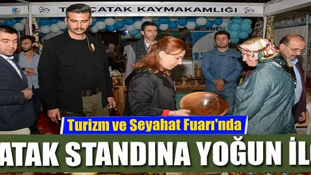 Çatak standına yoğun ilgi