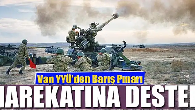 Van YYÜ'den Barış Pınarı Harekatına destek