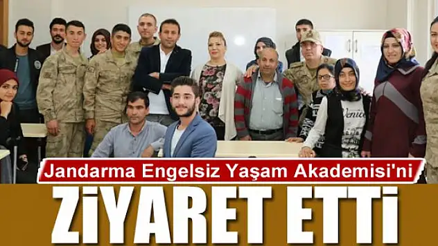 Jandarmadan Engelsiz Yaşam Akademisi'ne ziyaret 