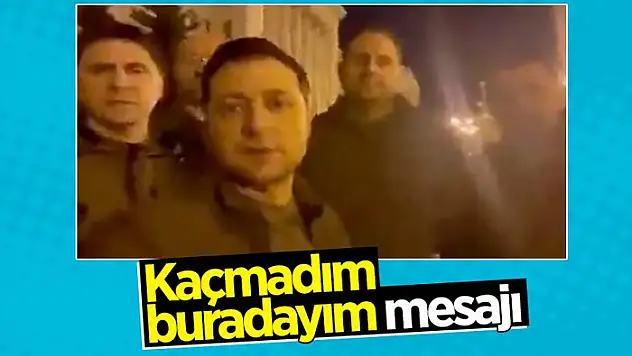 Zelenskiy: 'Biz hepimiz buradayız, bağımsızlığımızı ve devletimizi koruyoruz'