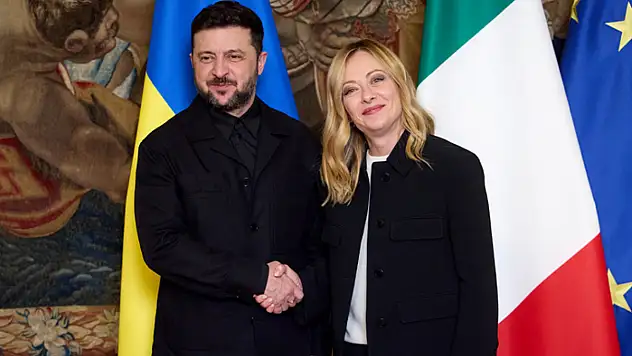 Zelenskiy, İtalya Başbakanı Meloni ile bir araya geldi