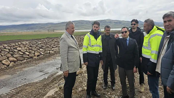 Kaymakam Aydoğan, Alkasnak Mahallesinde DSİ çalışmalarını inceledi
