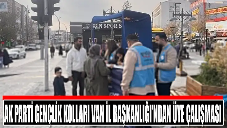 AK Parti Gençlik Kolları Van İl Başkanlığı’ndan üye çalışması