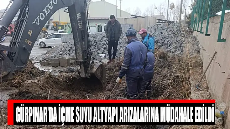 Gürpınar’da içme suyu ve kanalizasyon arızalarına müdahale edildi