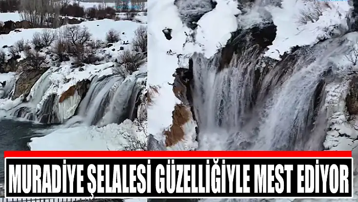 Muradiye Şelalesi güzelliğiyle mest ediyor