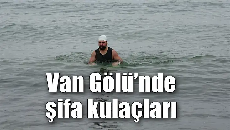 Van Gölü’nde şifa kulaçları