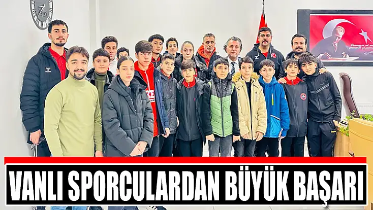 Vanlı sporculardan büyük başarı
