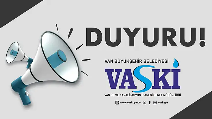 VASKİ’den zorunlu su kesintisi açıklaması
