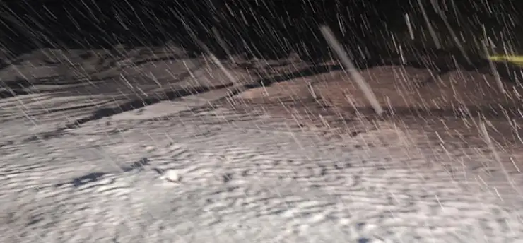 Malatya'da kırsal bölgeler kar altında