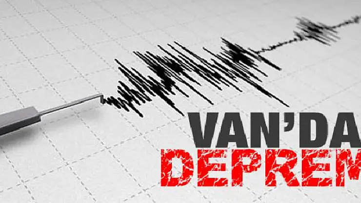 Van'da 3.4 büyüklüğünde deprem