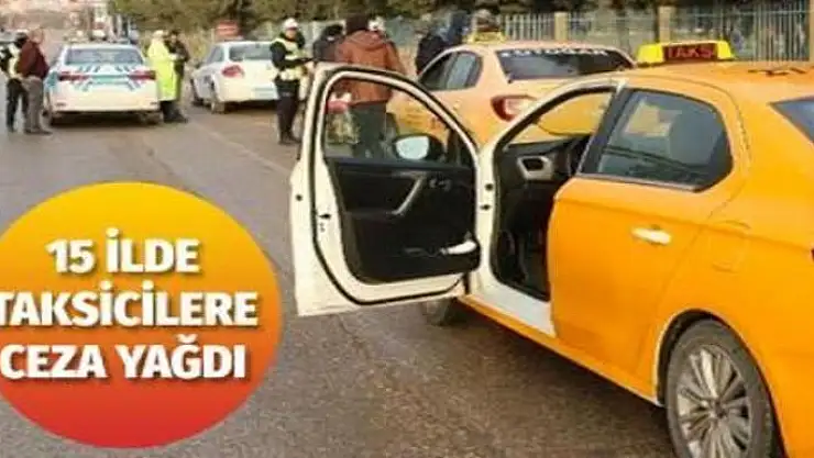 Kural tanımaz taksiciye ceza 