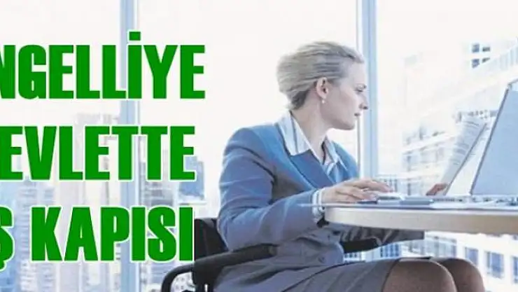 Engelliye kamu kapısı 