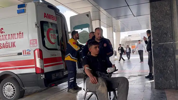 14 yaşındaki çocuk elini çapa makinesine kaptırdı