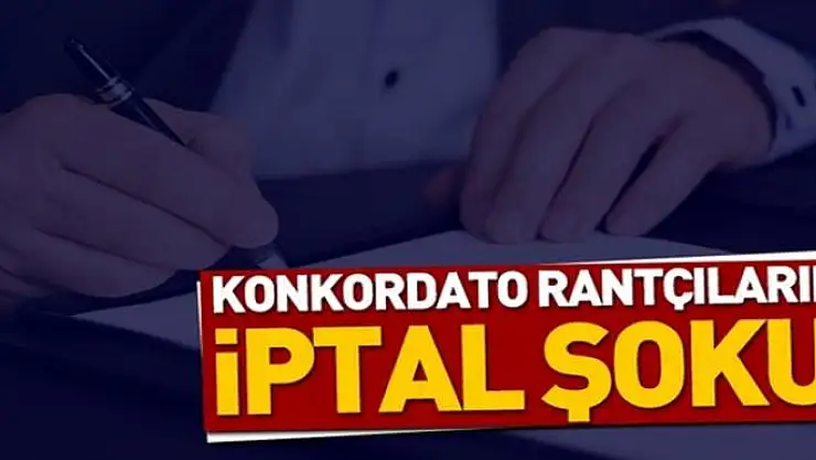 Konkordato rantçılarına kıskaç 