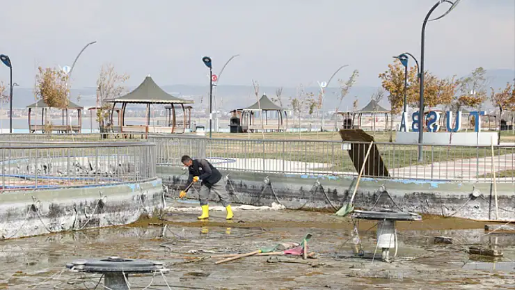 15 Temmuz Parkı'na bakım ve onarım çalışmaları