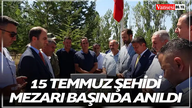 15 Temmuz Şehidi mezarı başında anıldı