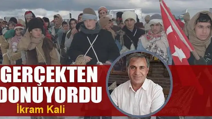 Gerçekten donuyordu
